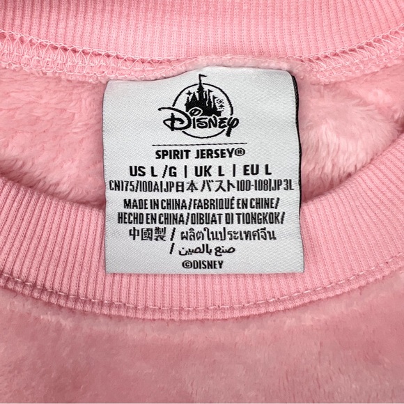 Disney Parks Walt Disney World Piglet Pink Fuzzy Spirit Jersey 2022 size Large - Picture 4 of 9